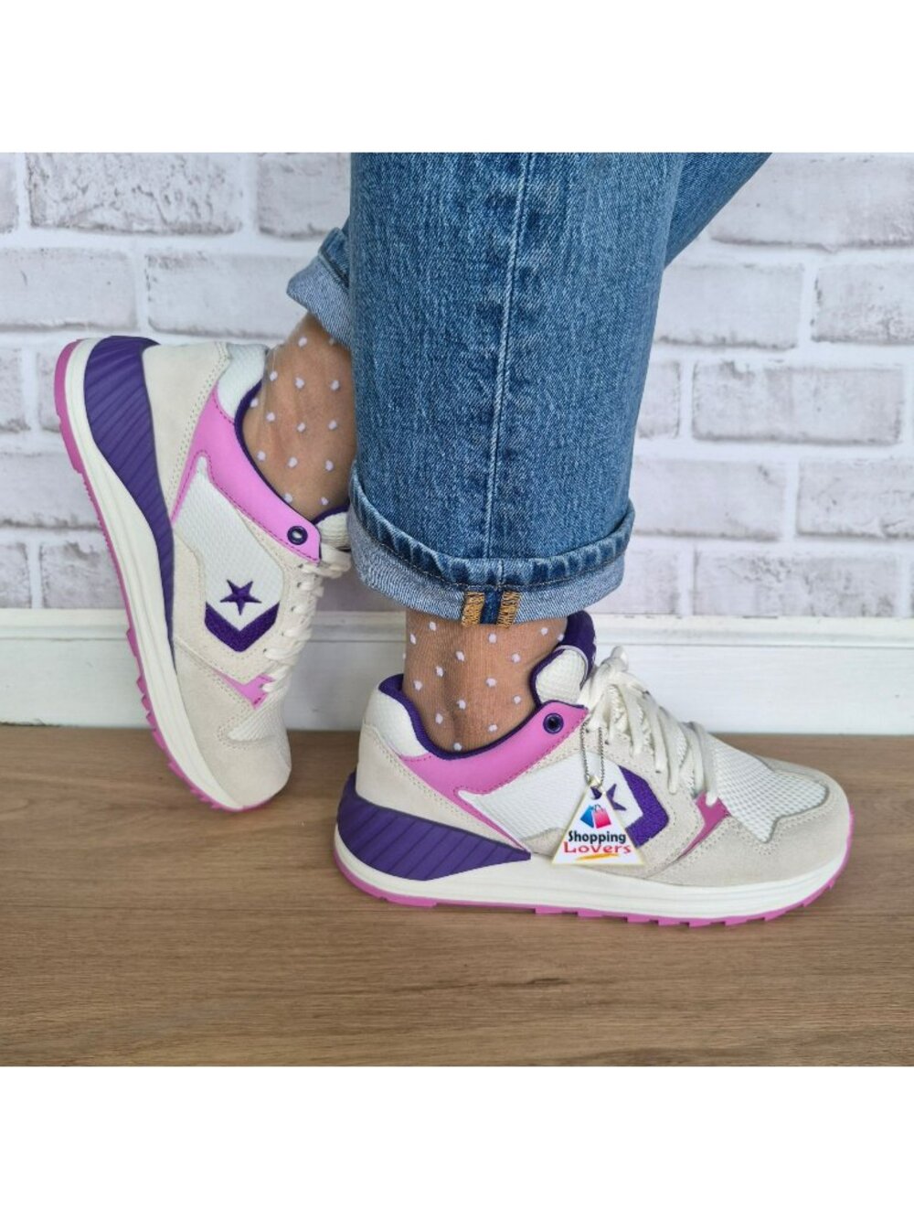 ⭐Converse Wave Trainer OX Vintage Low Sz 7.5 Women's shoes Sneaker White A13463C